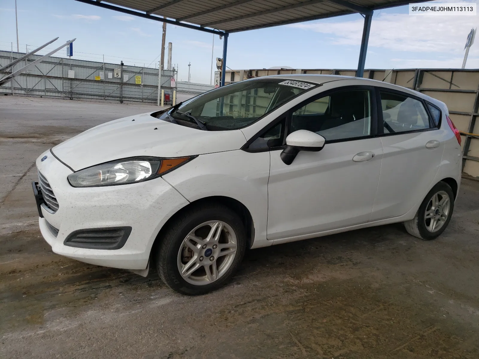 2017 Ford Fiesta Se VIN: 3FADP4EJ0HM113113 Lot: 63487024