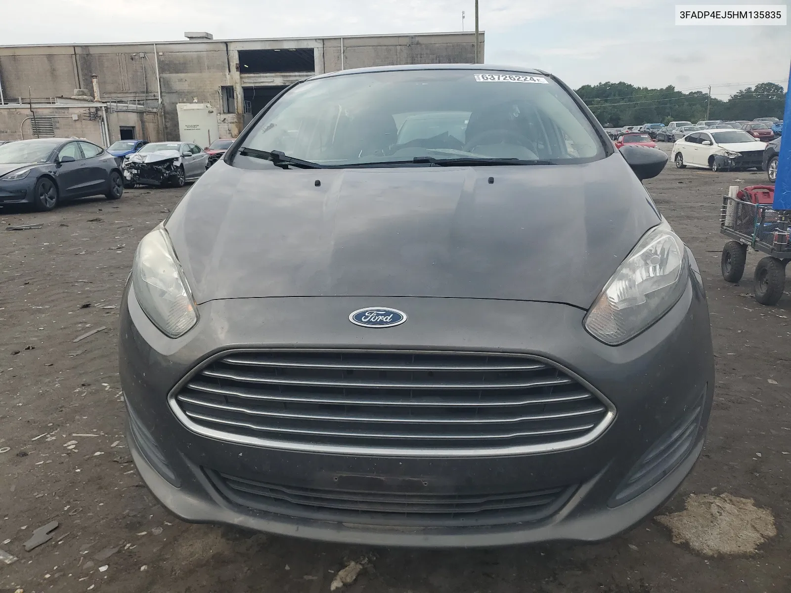 2017 Ford Fiesta Se VIN: 3FADP4EJ5HM135835 Lot: 63726224