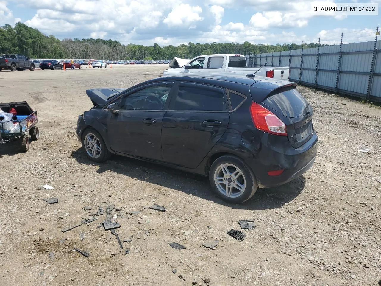 2017 Ford Fiesta Se VIN: 3FADP4EJ2HM104932 Lot: 63865414