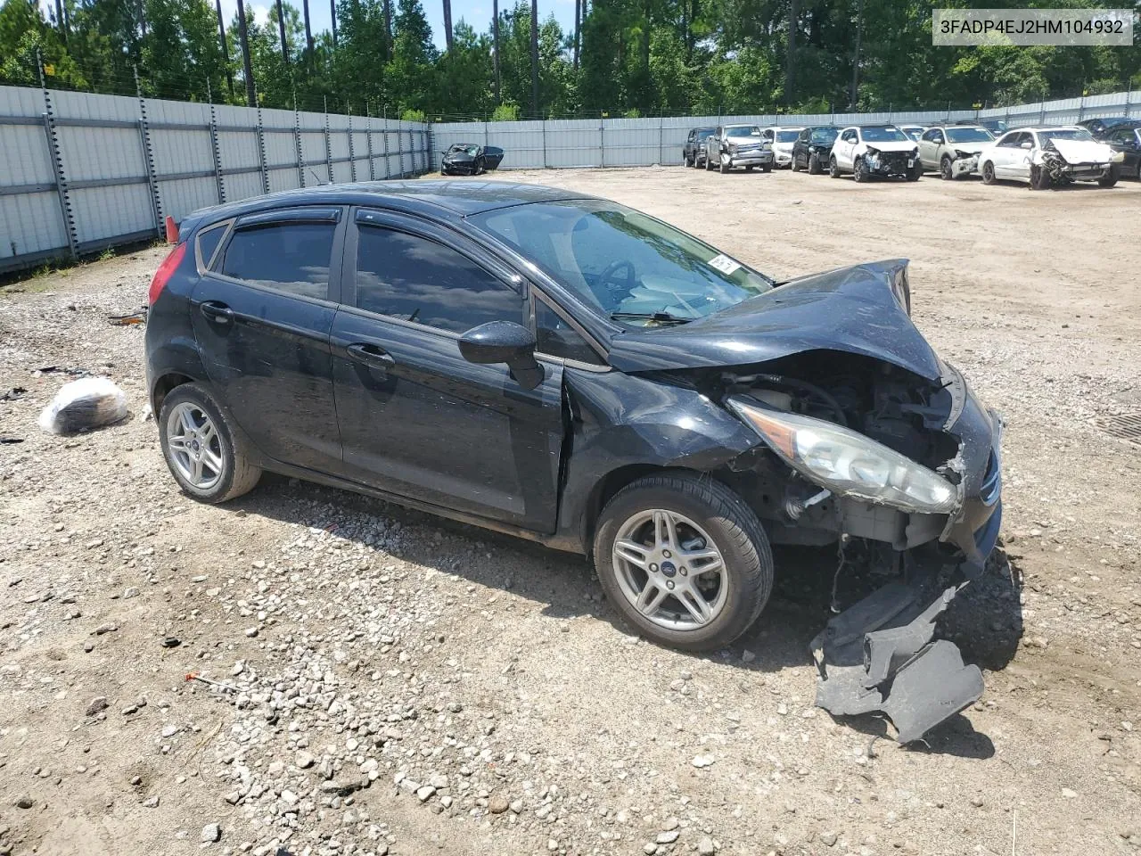 2017 Ford Fiesta Se VIN: 3FADP4EJ2HM104932 Lot: 63865414