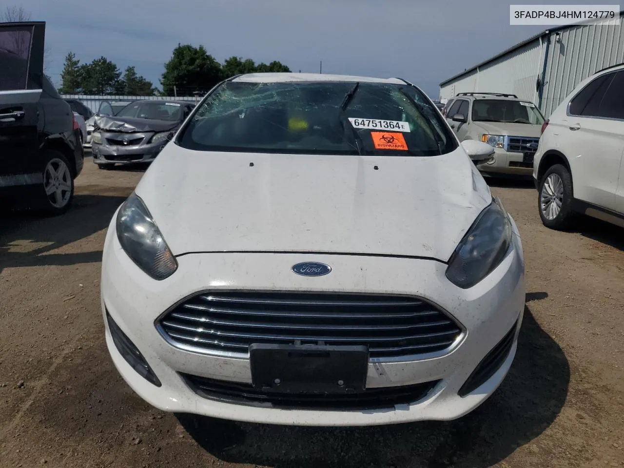 2017 Ford Fiesta Se VIN: 3FADP4BJ4HM124779 Lot: 64751364