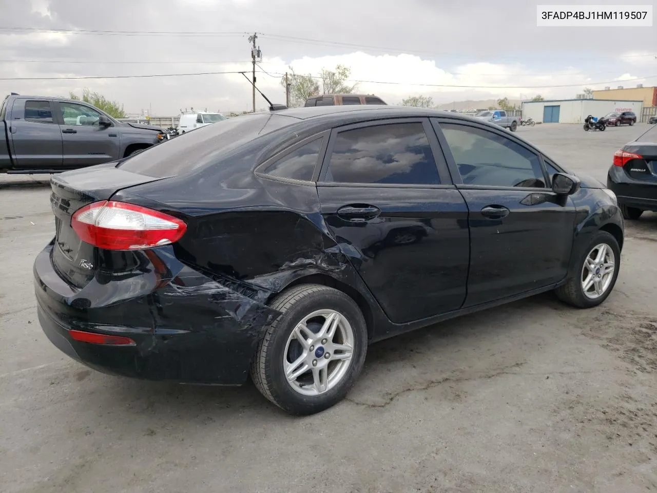 2017 Ford Fiesta Se VIN: 3FADP4BJ1HM119507 Lot: 66464814