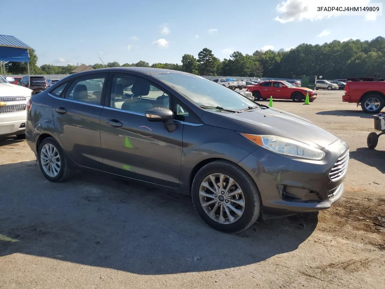 2017 Ford Fiesta Titanium VIN: 3FADP4CJ4HM149809 Lot: 66562184