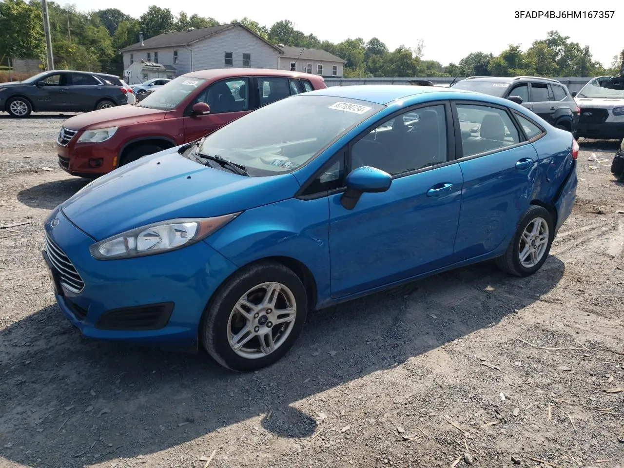 2017 Ford Fiesta Se VIN: 3FADP4BJ6HM167357 Lot: 67100724