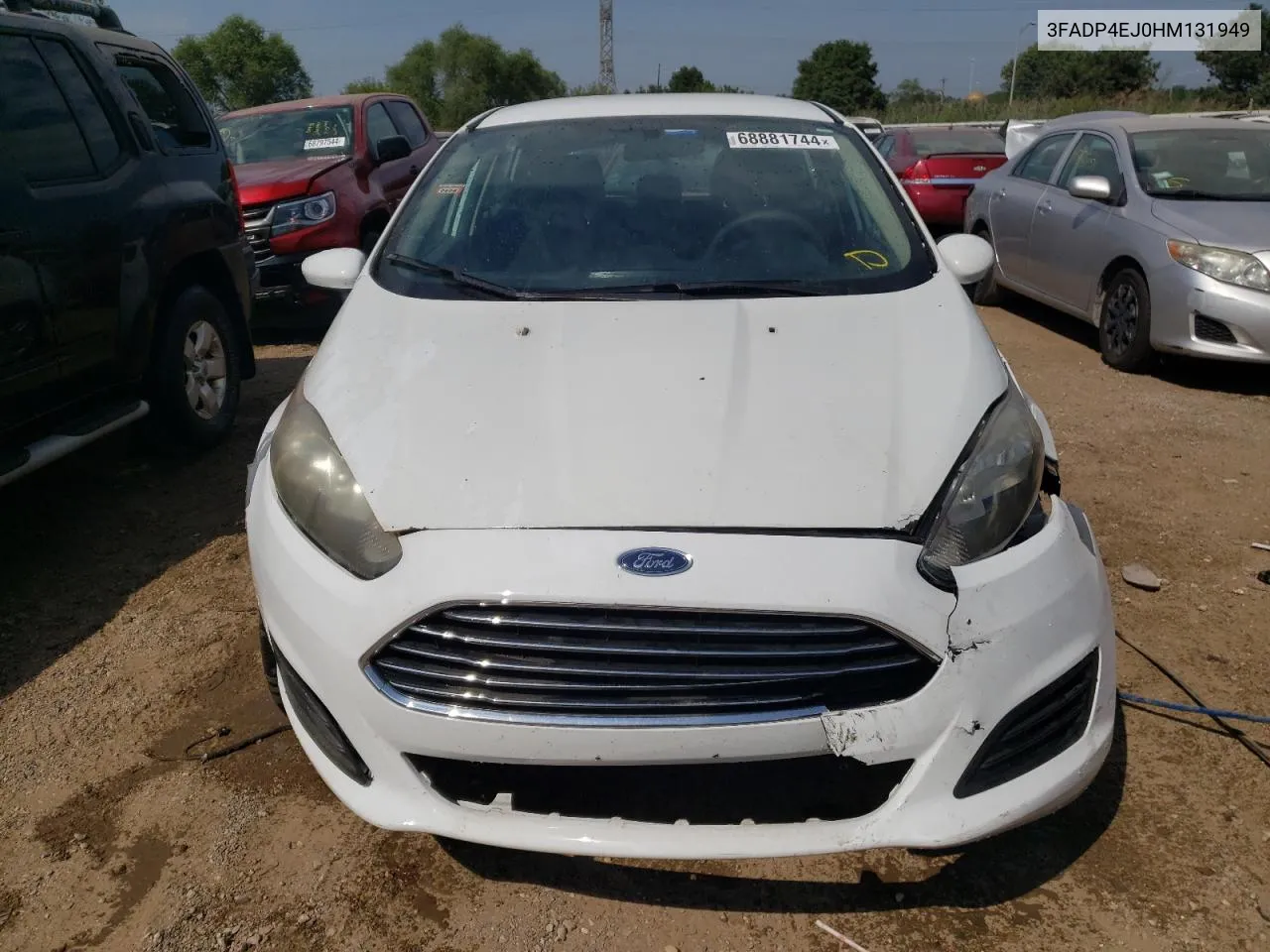 2017 Ford Fiesta Se VIN: 3FADP4EJ0HM131949 Lot: 68881744