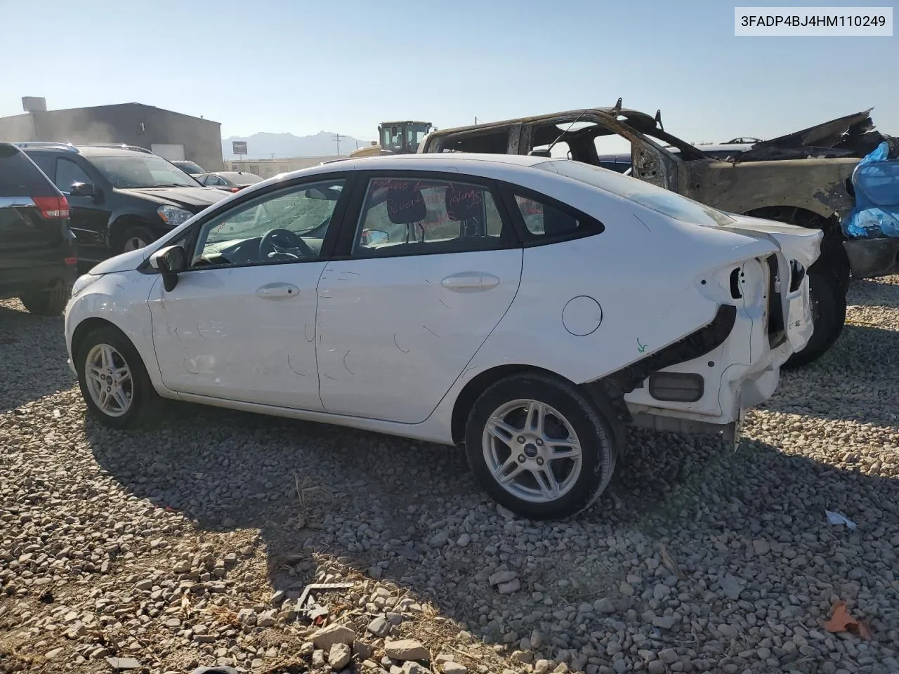 2017 Ford Fiesta Se VIN: 3FADP4BJ4HM110249 Lot: 68896714