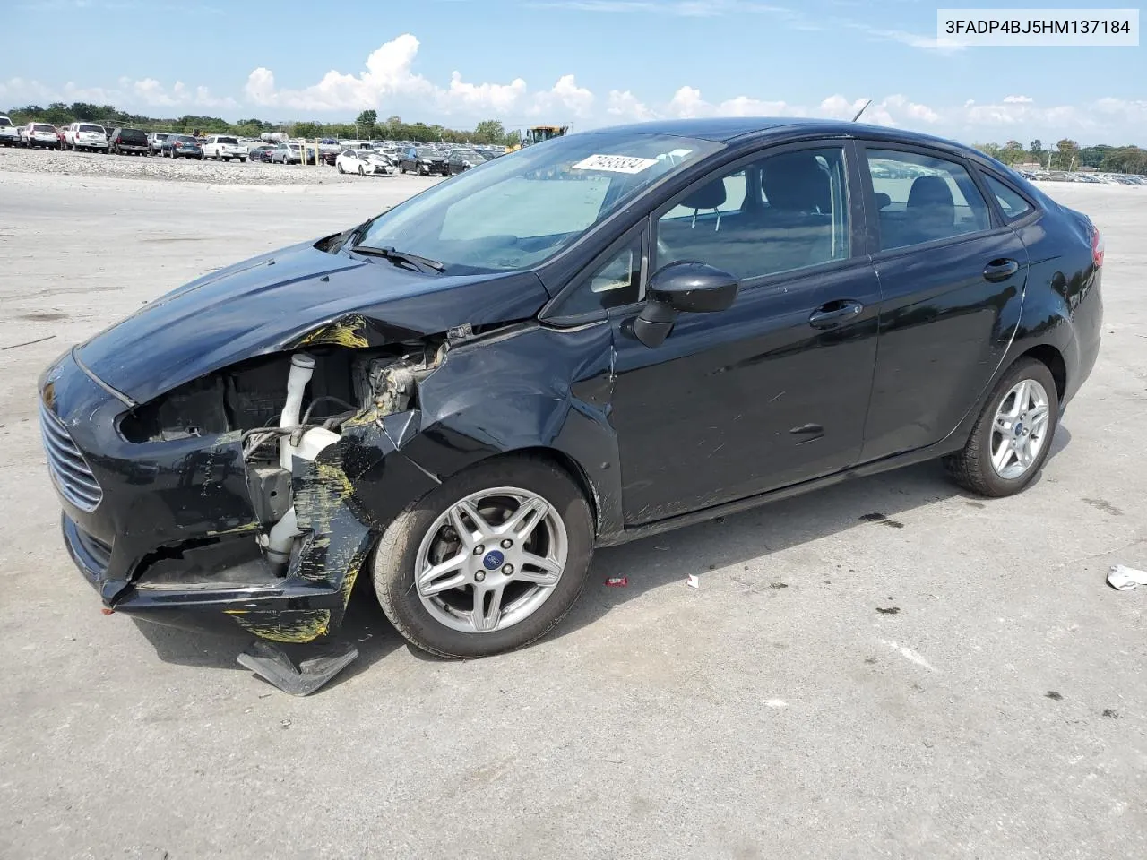 2017 Ford Fiesta Se VIN: 3FADP4BJ5HM137184 Lot: 70493834