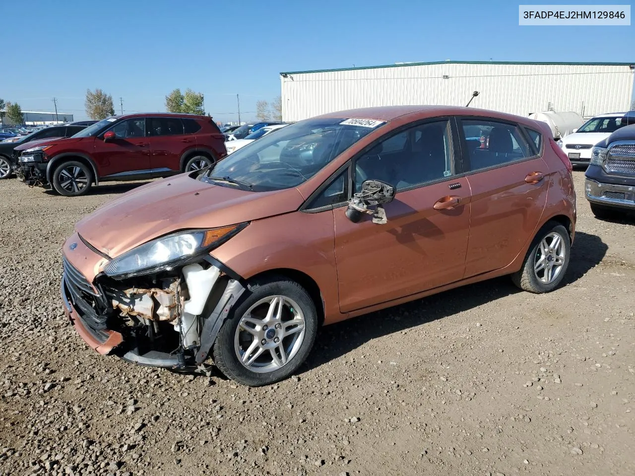 2017 Ford Fiesta Se VIN: 3FADP4EJ2HM129846 Lot: 70504264