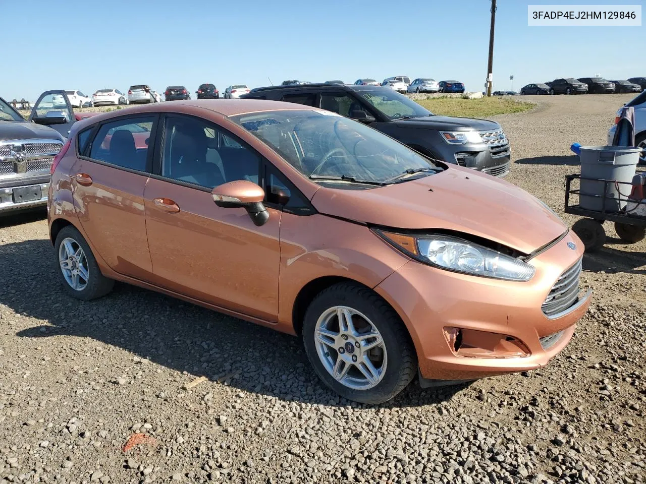 2017 Ford Fiesta Se VIN: 3FADP4EJ2HM129846 Lot: 70504264