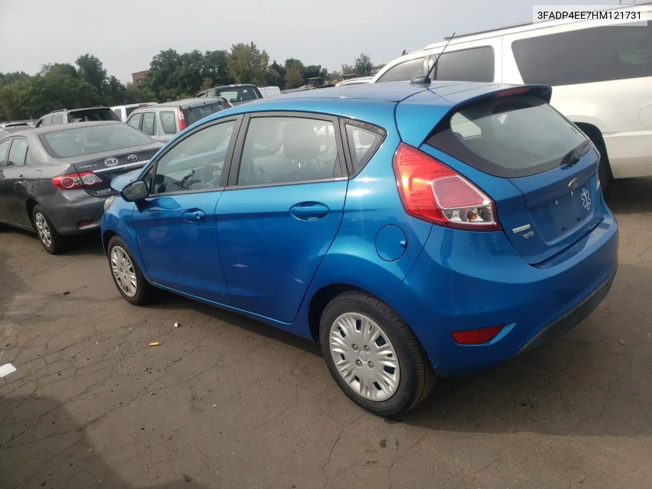 2017 Ford Fiesta Se VIN: 3FADP4EE7HM121731 Lot: 71397034