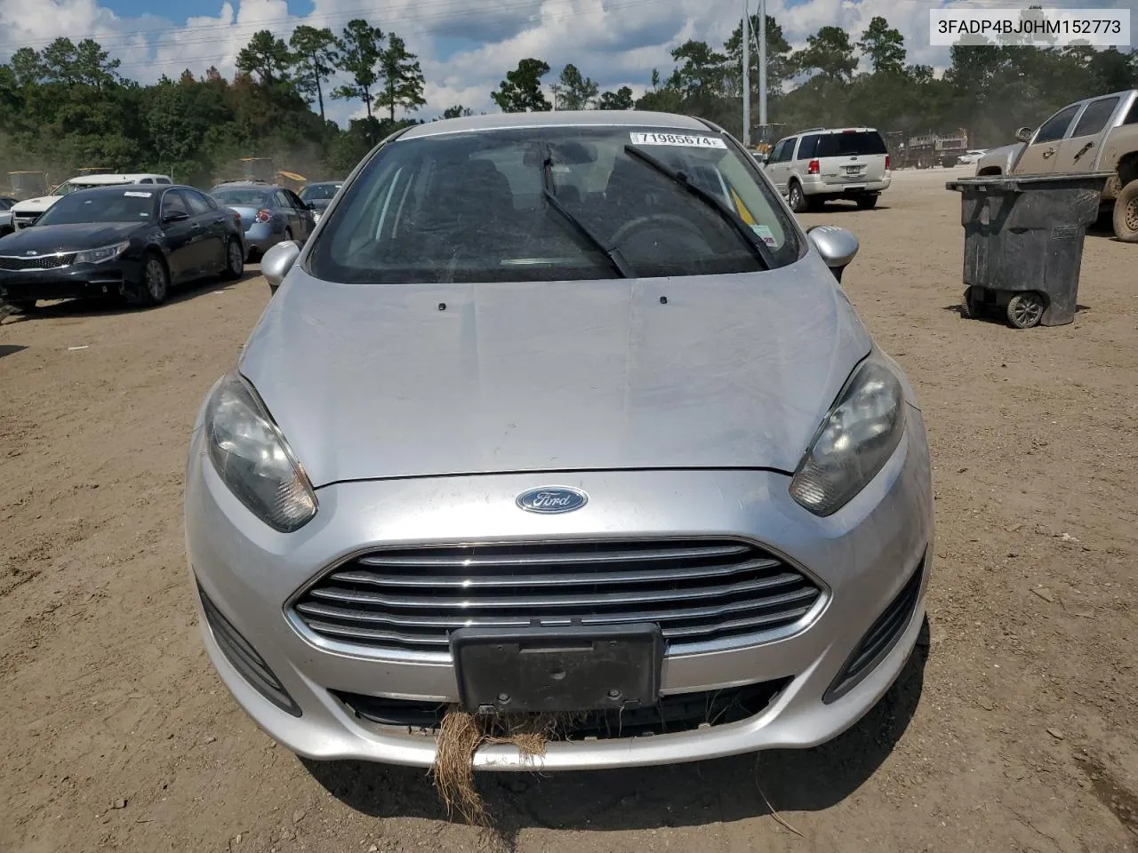 2017 Ford Fiesta Se VIN: 3FADP4BJ0HM152773 Lot: 71985674