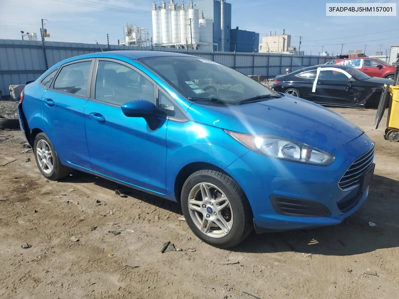 2017 Ford Fiesta Se VIN: 3FADP4BJ5HM157001 Lot: 72234794