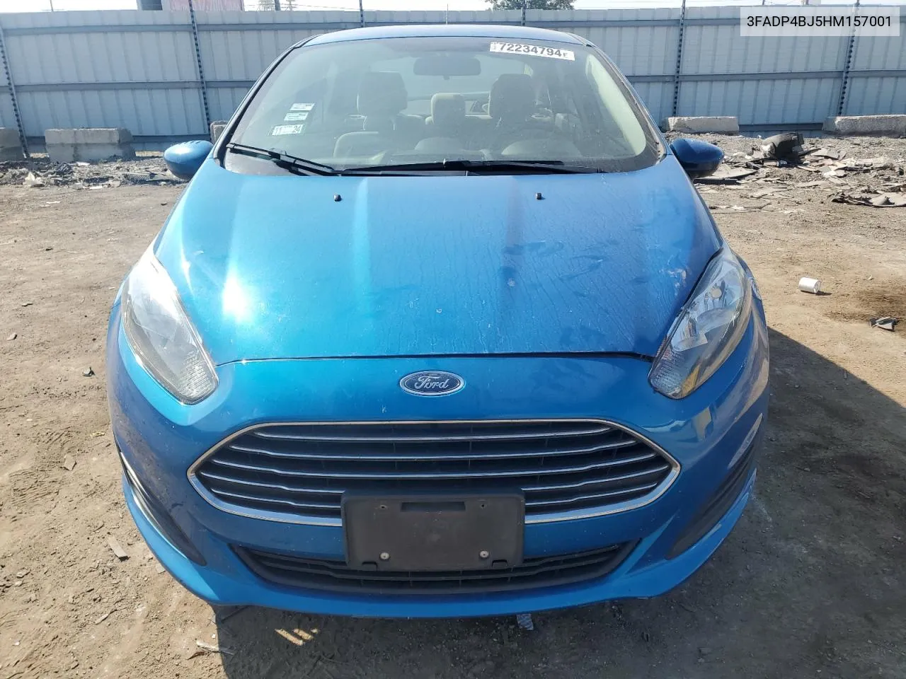 2017 Ford Fiesta Se VIN: 3FADP4BJ5HM157001 Lot: 72234794