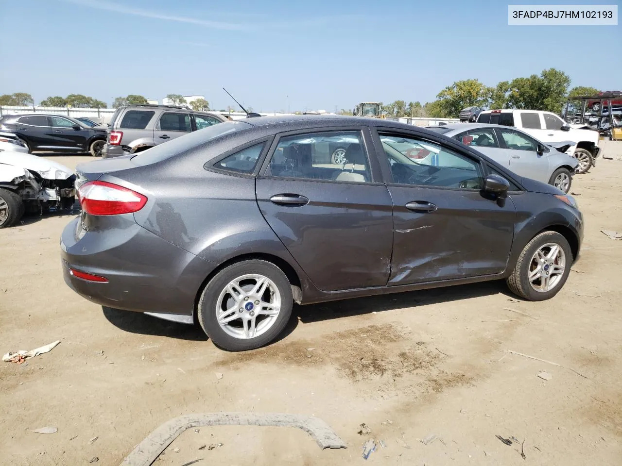 2017 Ford Fiesta Se VIN: 3FADP4BJ7HM102193 Lot: 72361734