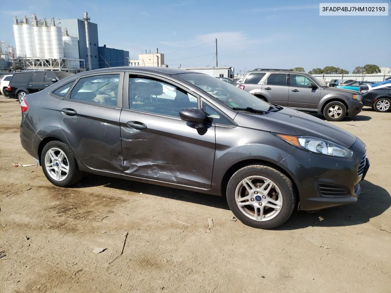 2017 Ford Fiesta Se VIN: 3FADP4BJ7HM102193 Lot: 72361734