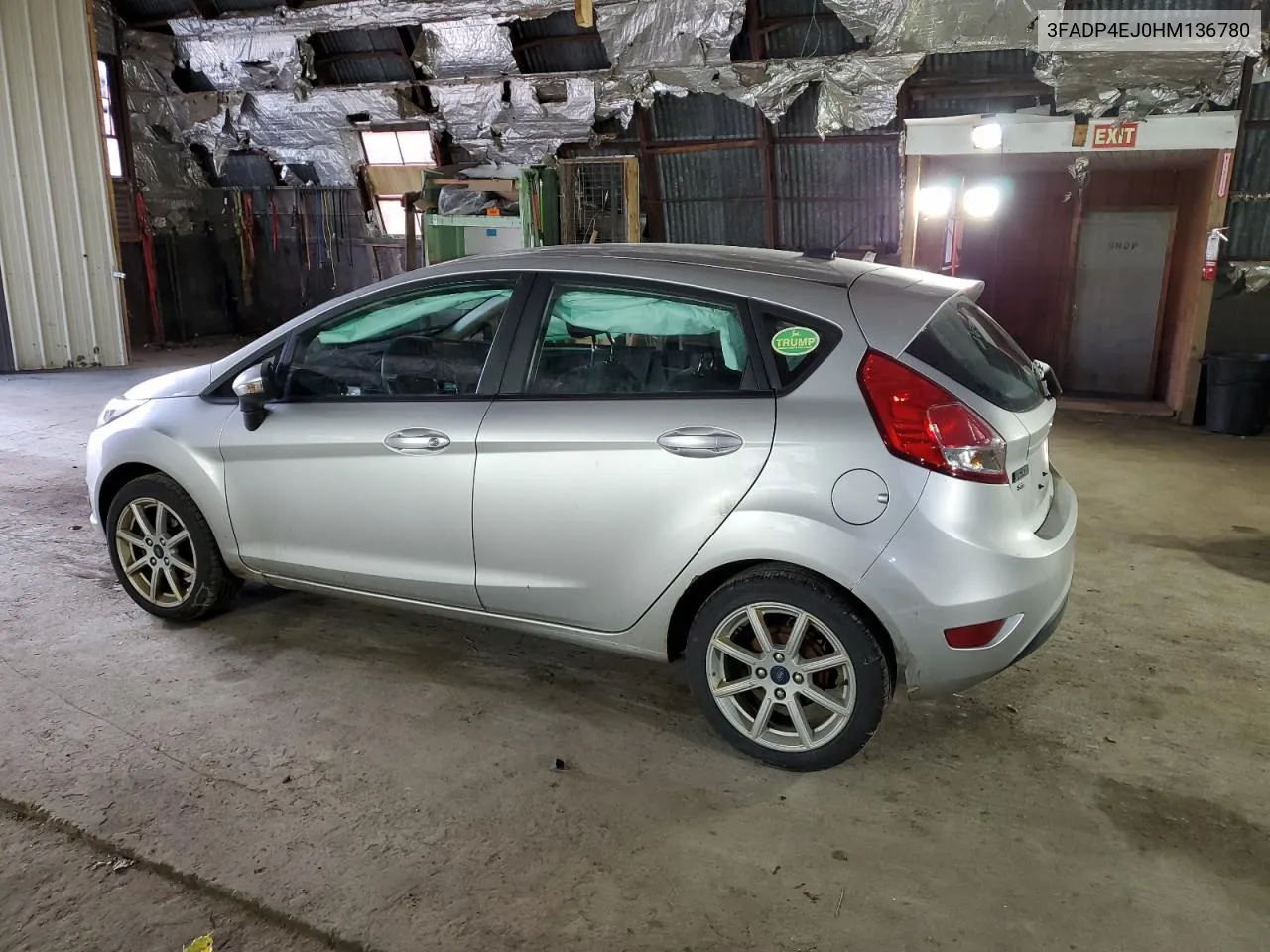 3FADP4EJ0HM136780 2017 Ford Fiesta Se