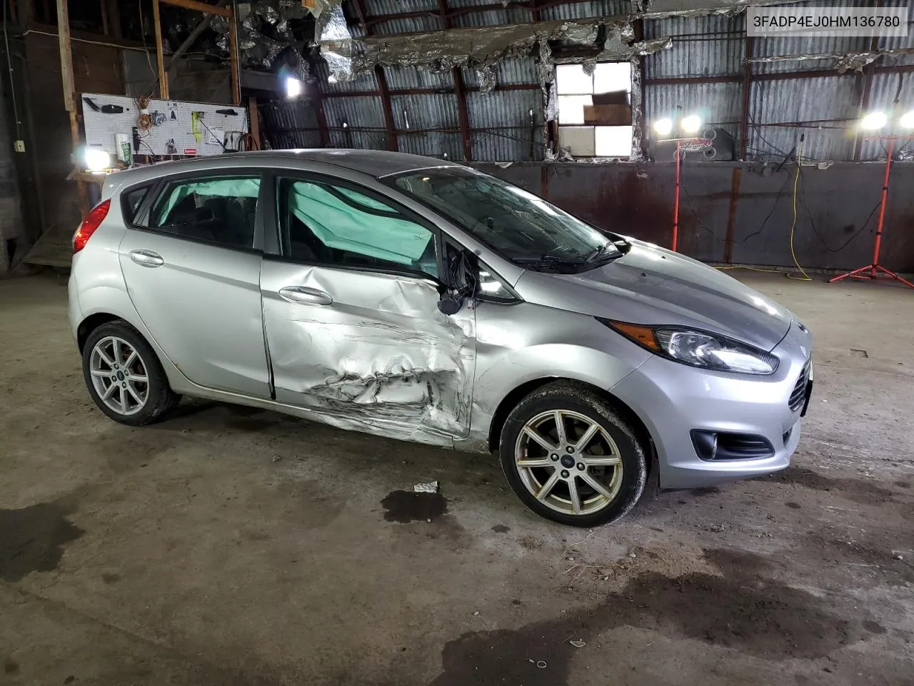 2017 Ford Fiesta Se VIN: 3FADP4EJ0HM136780 Lot: 76460053