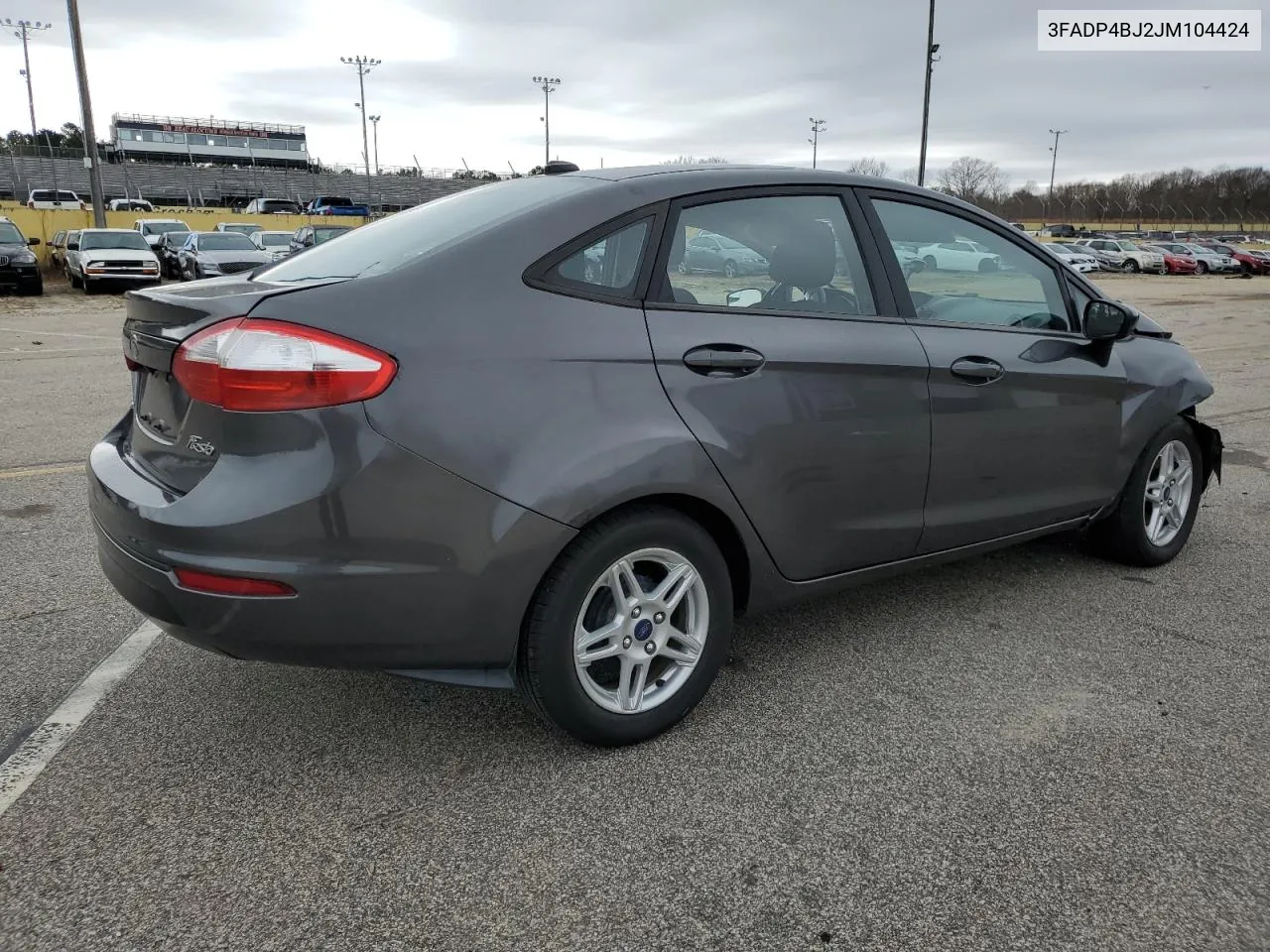 2018 Ford Fiesta Se VIN: 3FADP4BJ2JM104424 Lot: 38851824