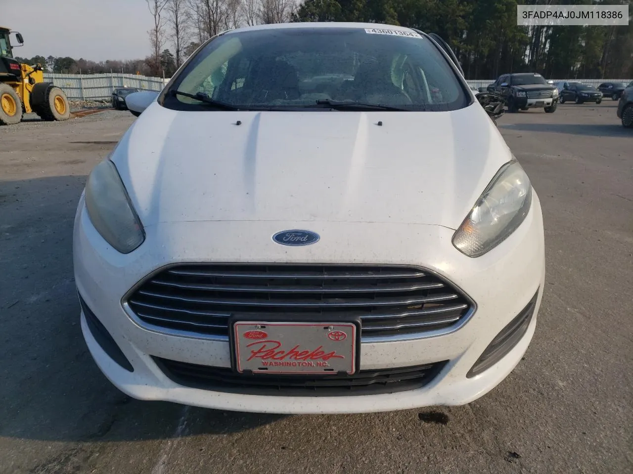 2018 Ford Fiesta S VIN: 3FADP4AJ0JM118386 Lot: 43601364