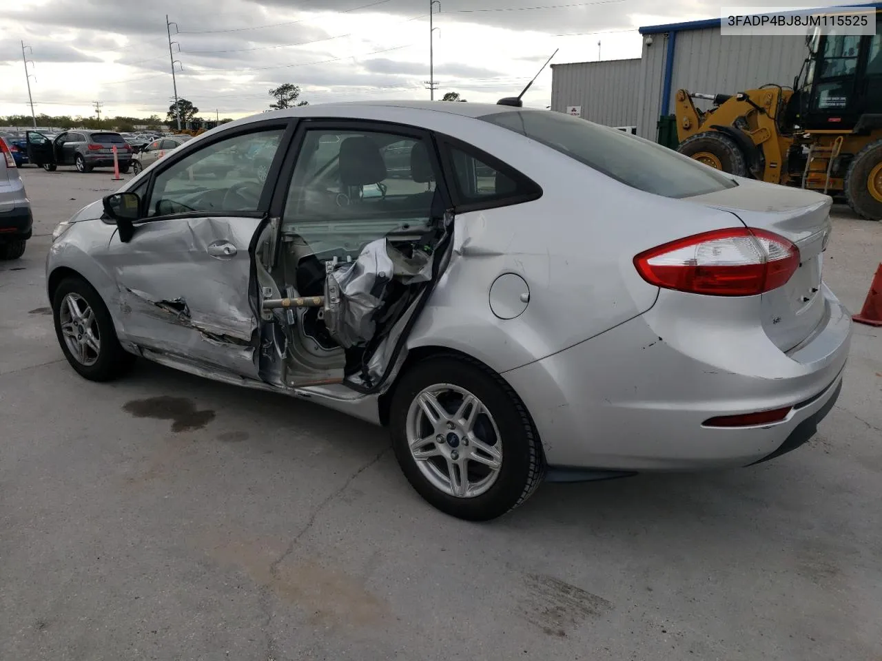 2018 Ford Fiesta Se VIN: 3FADP4BJ8JM115525 Lot: 46755224