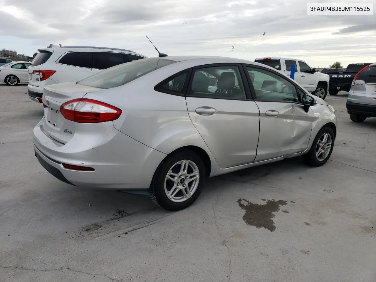 2018 Ford Fiesta Se VIN: 3FADP4BJ8JM115525 Lot: 46755224