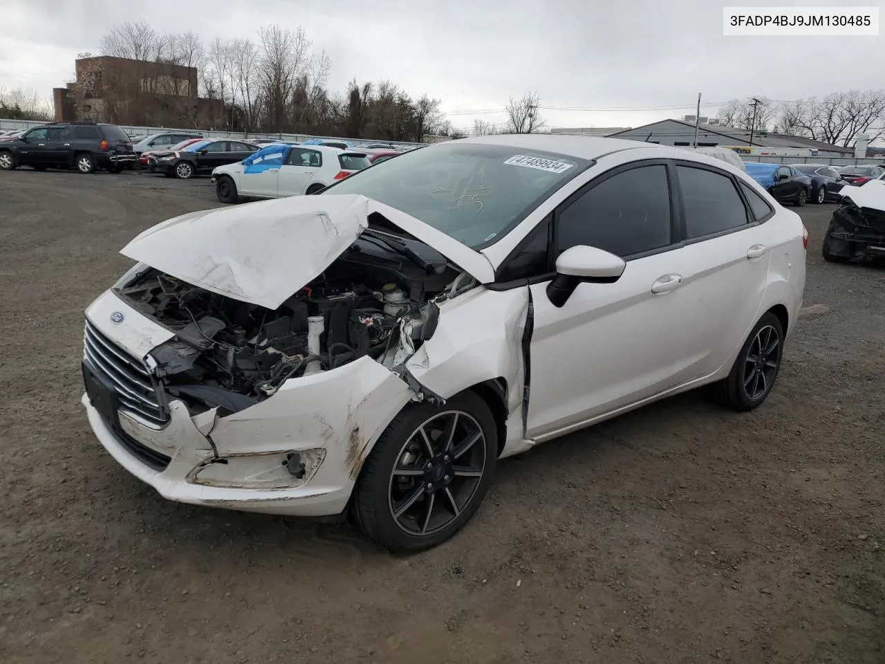 2018 Ford Fiesta Se VIN: 3FADP4BJ9JM130485 Lot: 47489934