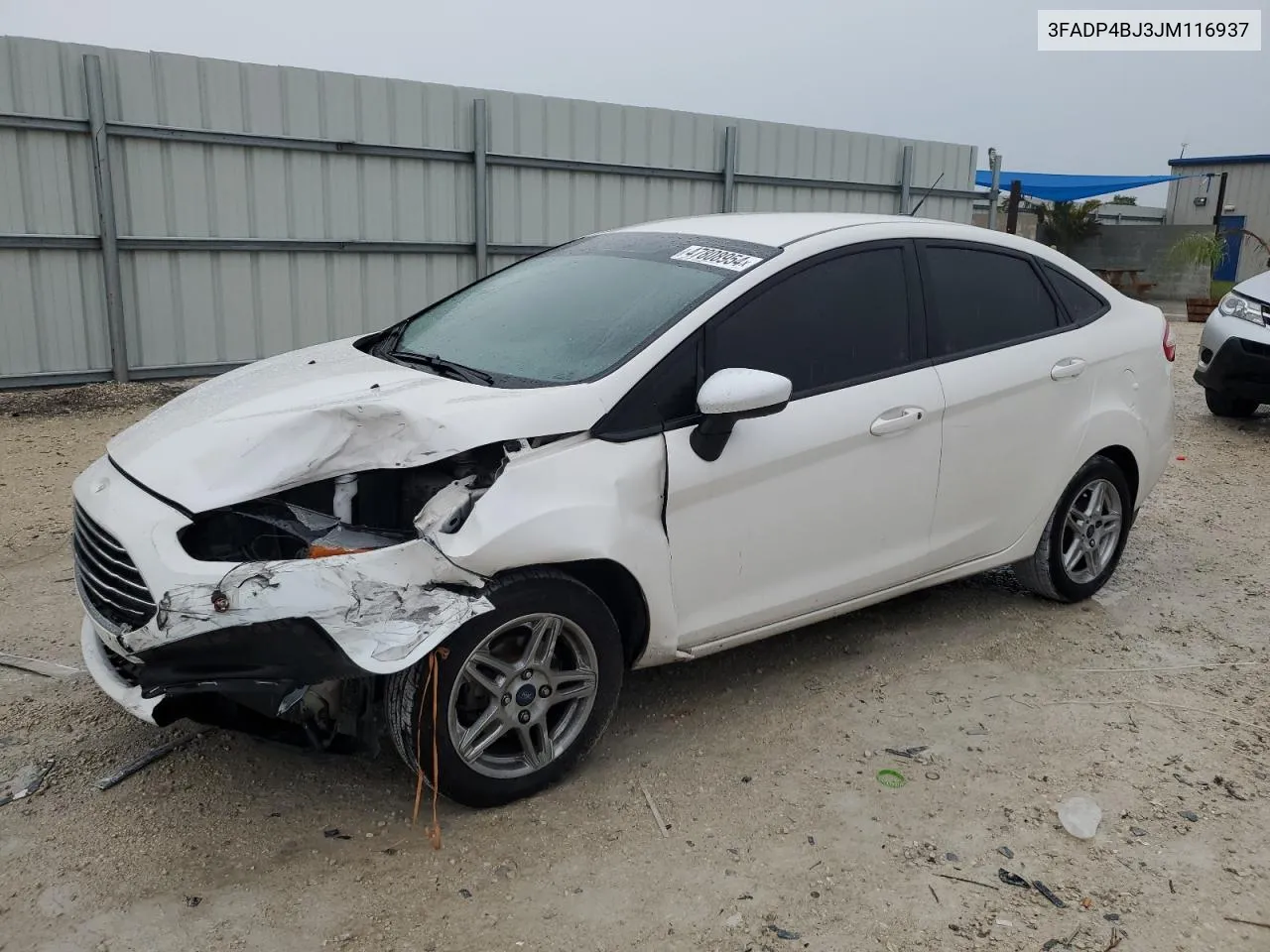 3FADP4BJ3JM116937 2018 Ford Fiesta Se