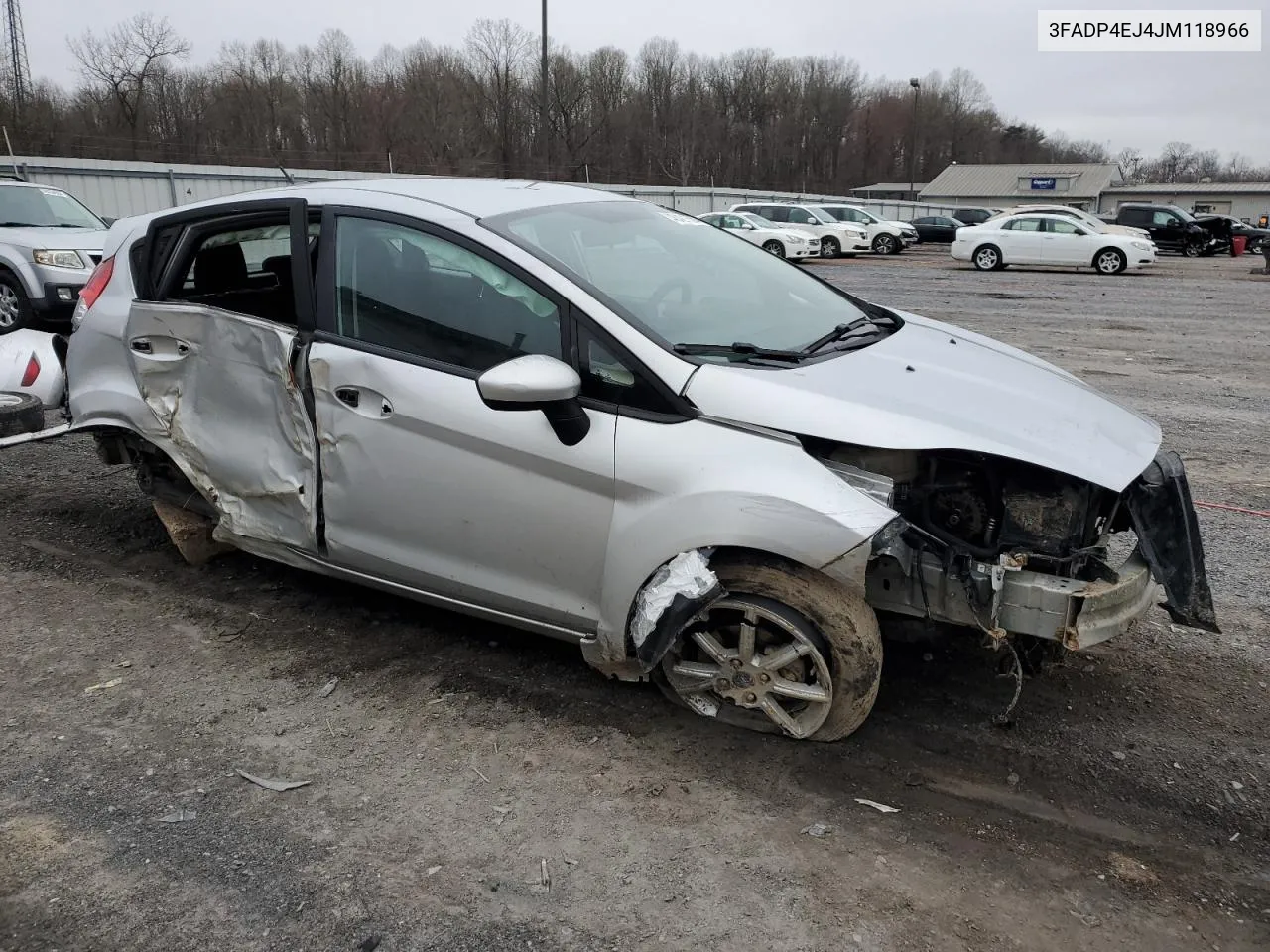 2018 Ford Fiesta Se VIN: 3FADP4EJ4JM118966 Lot: 48421584