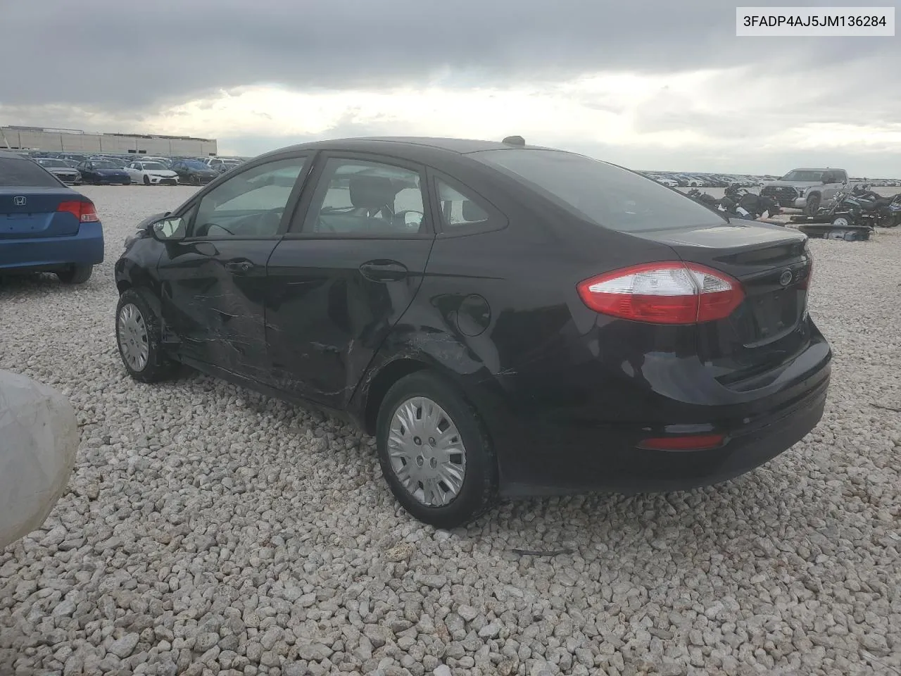 2018 Ford Fiesta S VIN: 3FADP4AJ5JM136284 Lot: 48657814