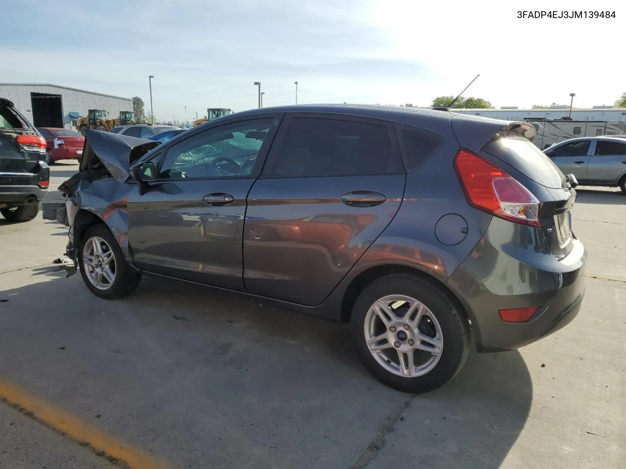 2018 Ford Fiesta Se VIN: 3FADP4EJ3JM139484 Lot: 50283864