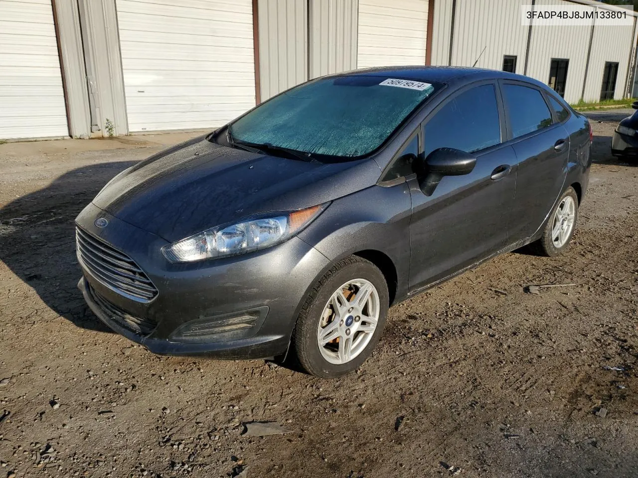 2018 Ford Fiesta Se VIN: 3FADP4BJ8JM133801 Lot: 50979574