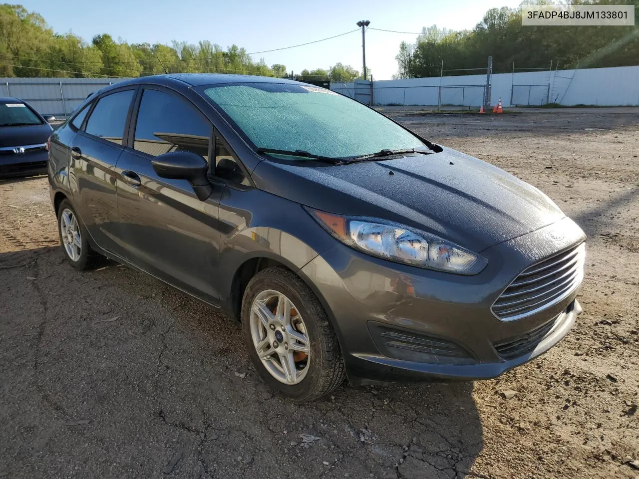 2018 Ford Fiesta Se VIN: 3FADP4BJ8JM133801 Lot: 50979574