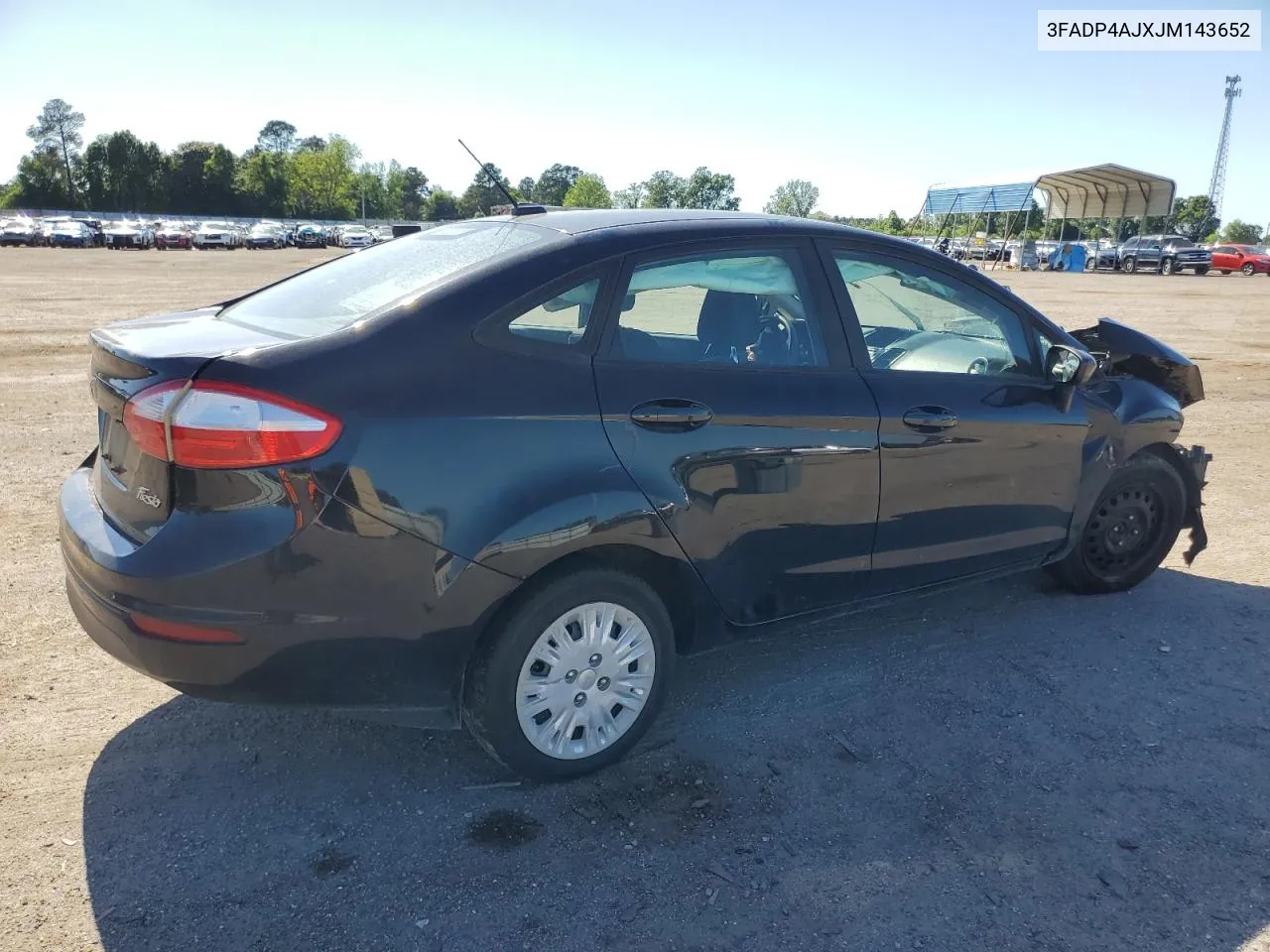 2018 Ford Fiesta S VIN: 3FADP4AJXJM143652 Lot: 51613294