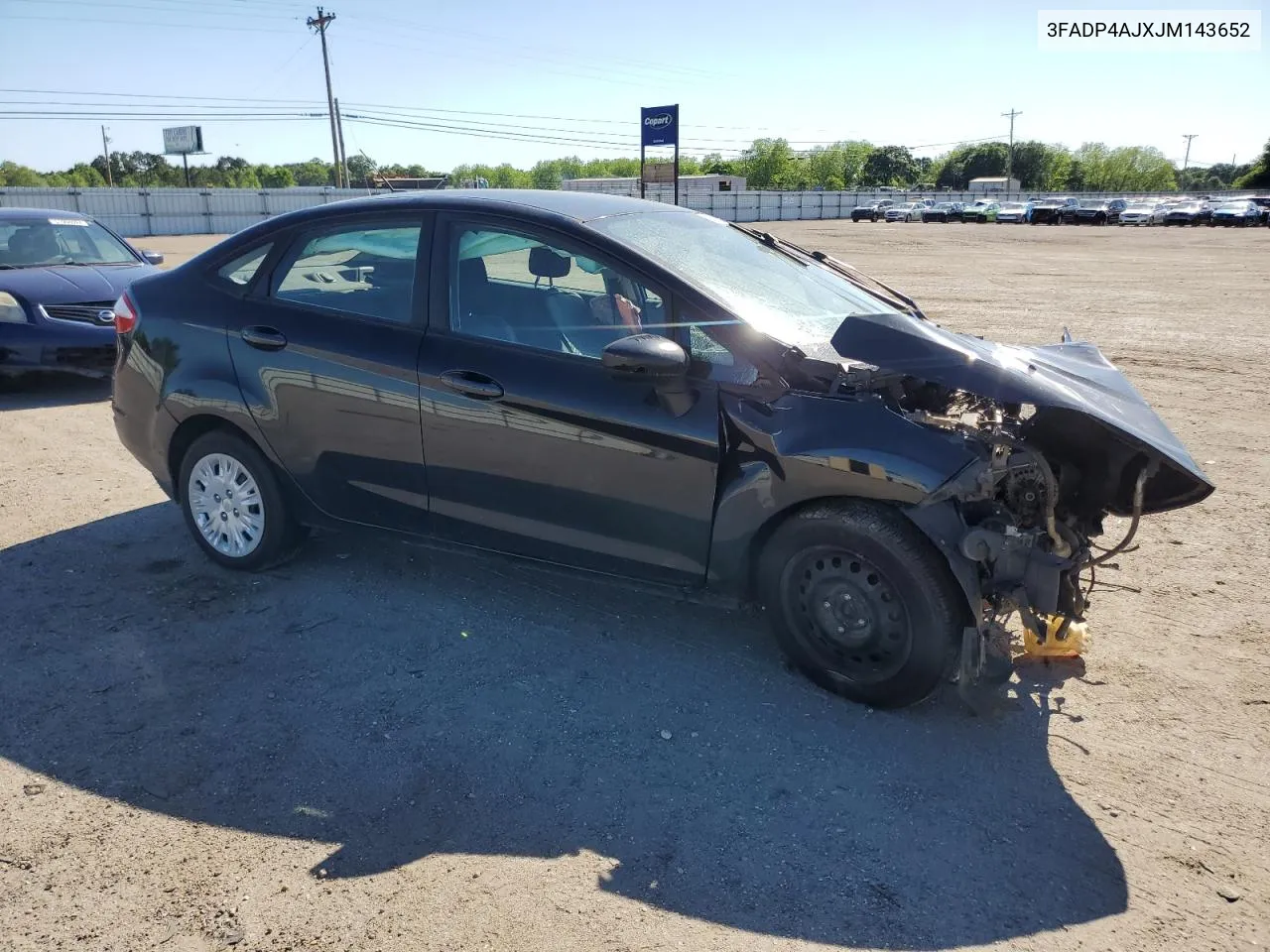 2018 Ford Fiesta S VIN: 3FADP4AJXJM143652 Lot: 51613294