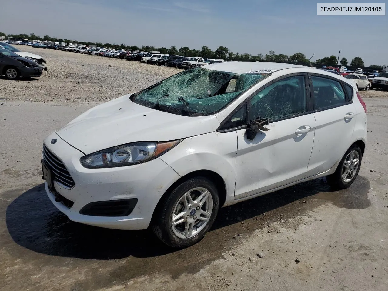 2018 Ford Fiesta Se VIN: 3FADP4EJ7JM120405 Lot: 52051284