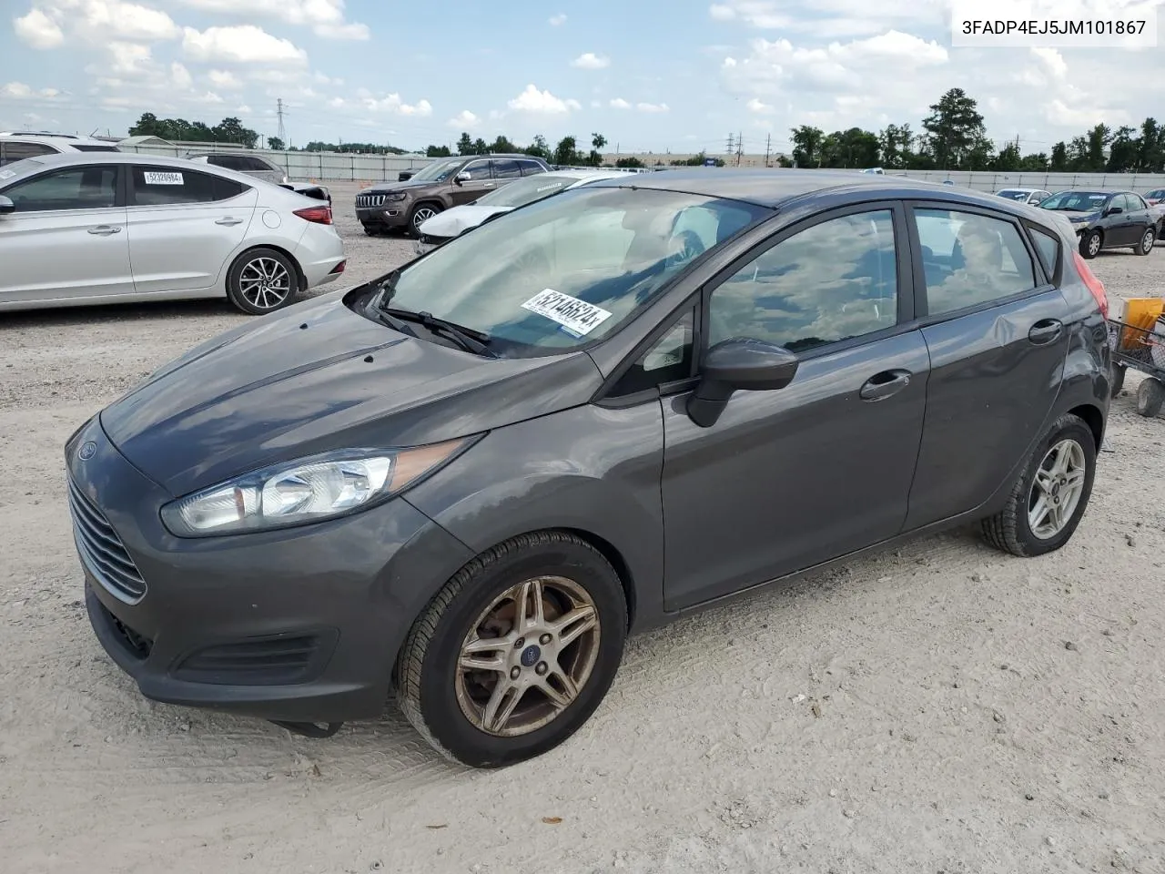 2018 Ford Fiesta Se VIN: 3FADP4EJ5JM101867 Lot: 52146624