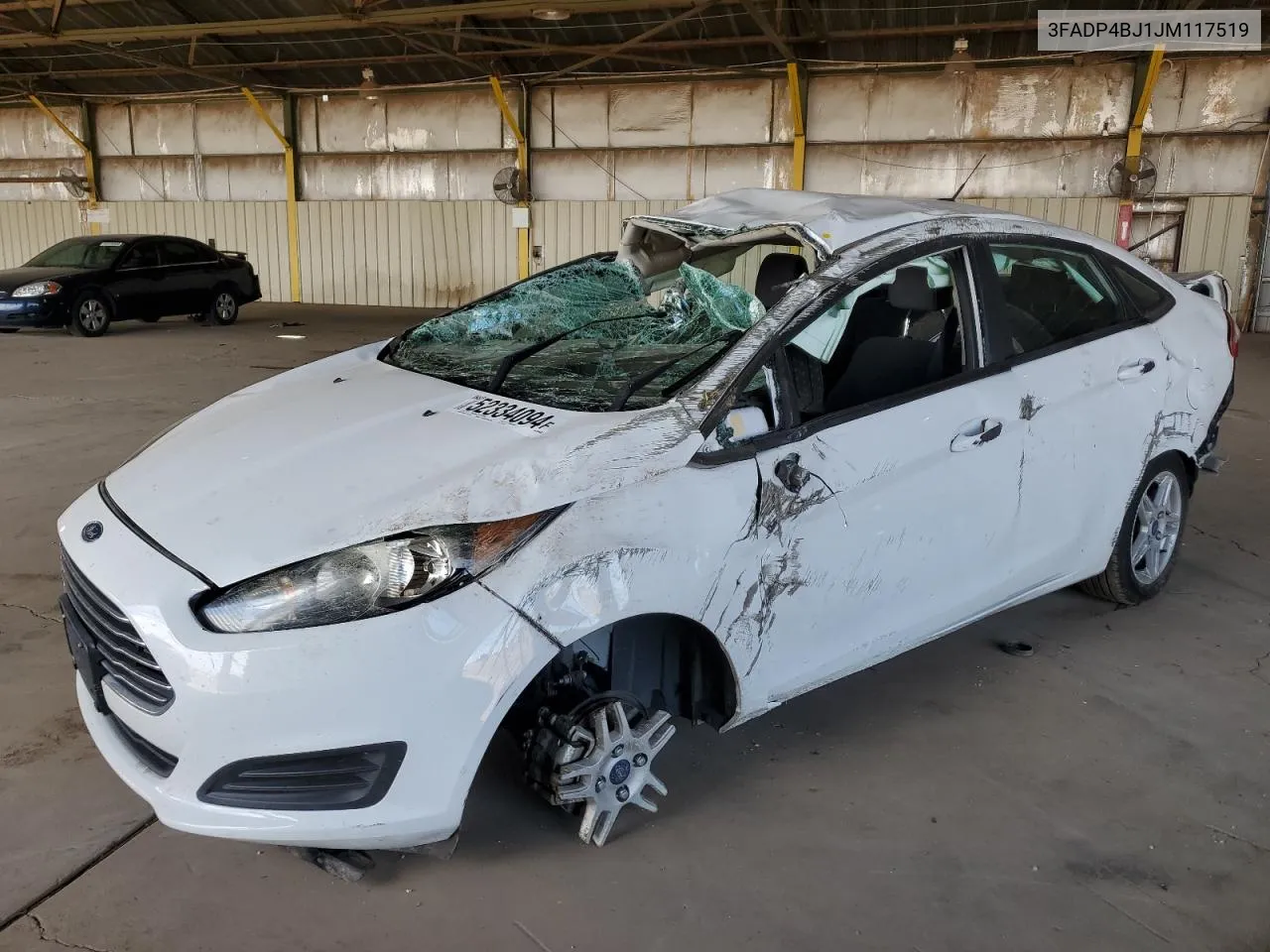 2018 Ford Fiesta Se VIN: 3FADP4BJ1JM117519 Lot: 52334094