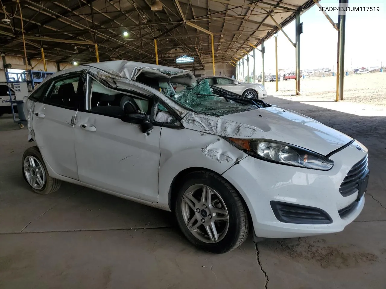 2018 Ford Fiesta Se VIN: 3FADP4BJ1JM117519 Lot: 52334094