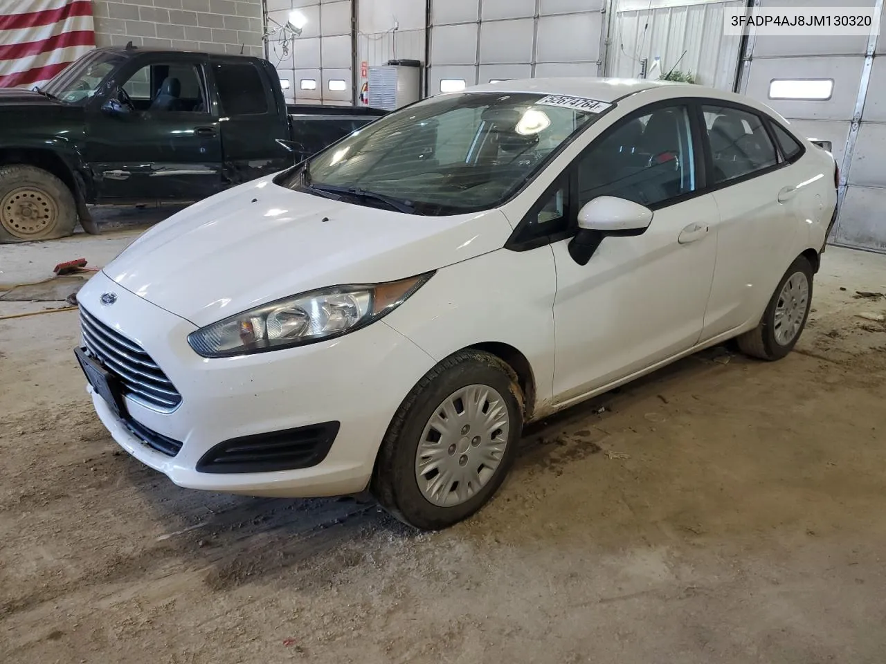 2018 Ford Fiesta S VIN: 3FADP4AJ8JM130320 Lot: 52674764