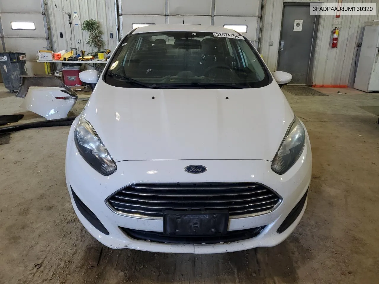 2018 Ford Fiesta S VIN: 3FADP4AJ8JM130320 Lot: 52674764