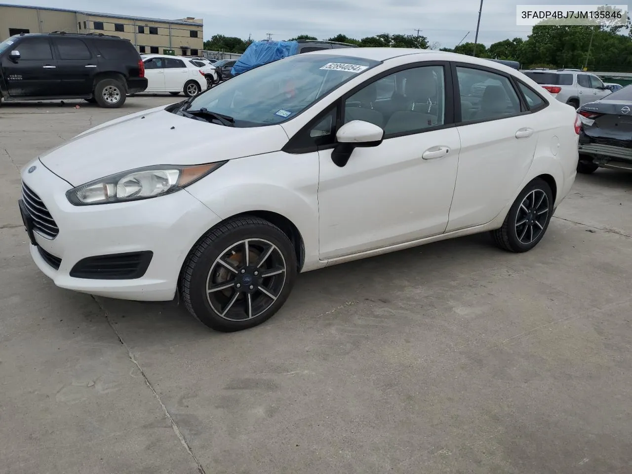 2018 Ford Fiesta Se VIN: 3FADP4BJ7JM135846 Lot: 52894054