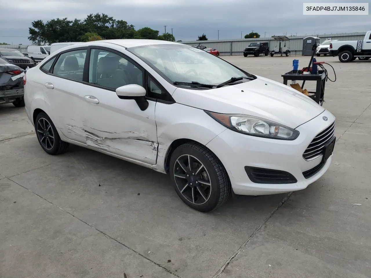 2018 Ford Fiesta Se VIN: 3FADP4BJ7JM135846 Lot: 52894054