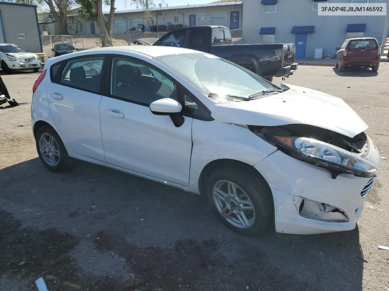 2018 Ford Fiesta Se VIN: 3FADP4EJ8JM146592 Lot: 53490934