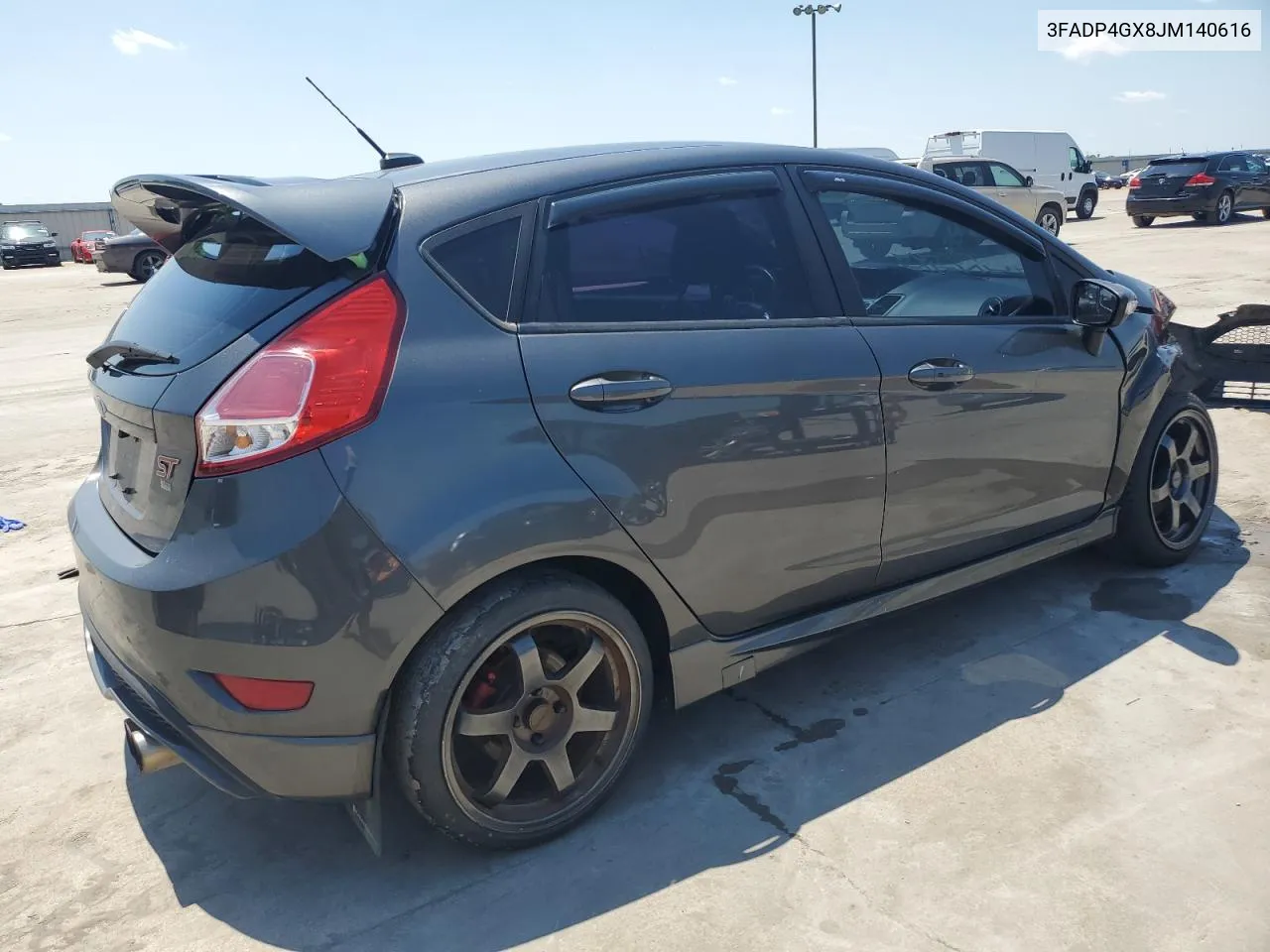 2018 Ford Fiesta St VIN: 3FADP4GX8JM140616 Lot: 53786824