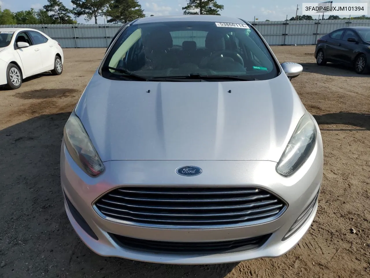 2018 Ford Fiesta Se VIN: 3FADP4EJXJM101394 Lot: 53860114