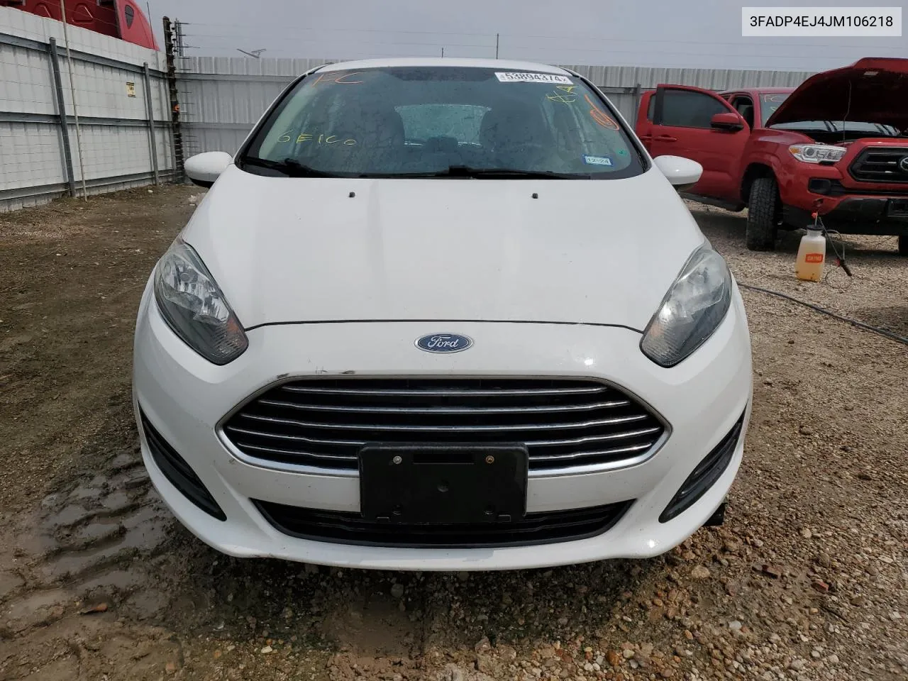 2018 Ford Fiesta Se VIN: 3FADP4EJ4JM106218 Lot: 53894374