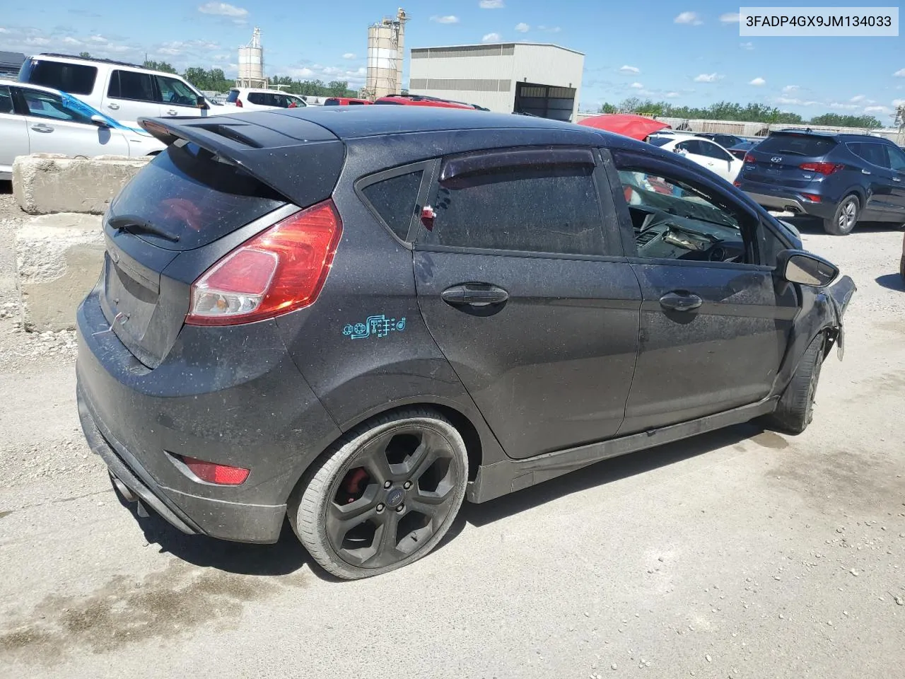 2018 Ford Fiesta St VIN: 3FADP4GX9JM134033 Lot: 54386724