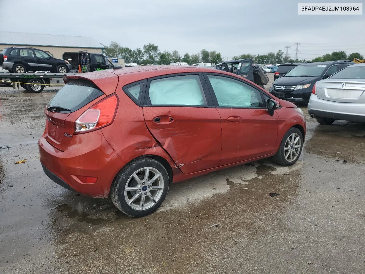 2018 Ford Fiesta Se VIN: 3FADP4EJ2JM103964 Lot: 54745134