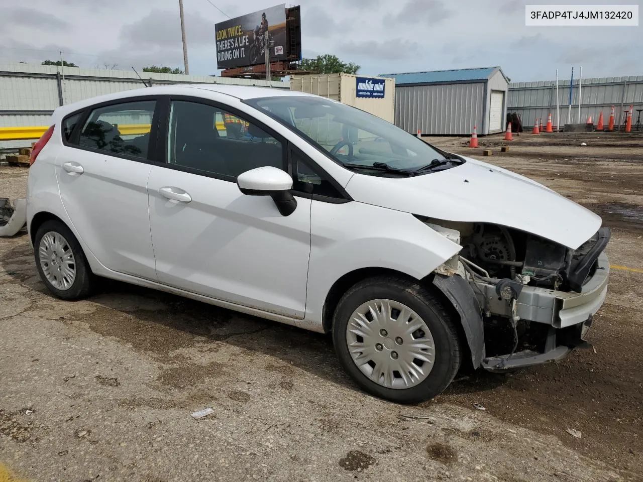 2018 Ford Fiesta S VIN: 3FADP4TJ4JM132420 Lot: 55440124