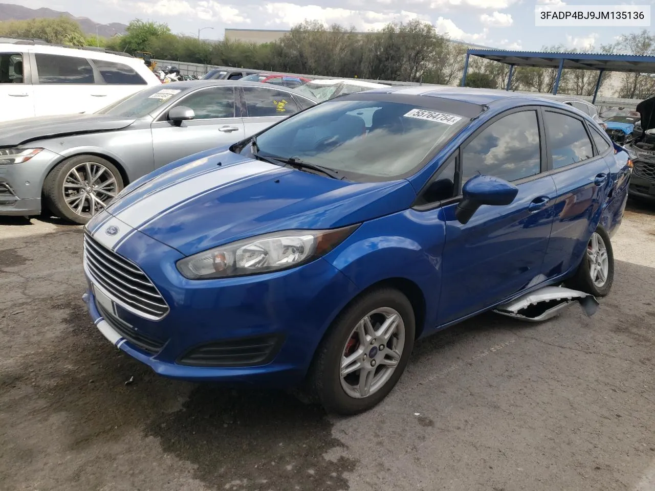 3FADP4BJ9JM135136 2018 Ford Fiesta Se